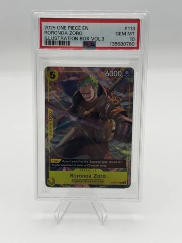 One Piece Roronoa Zoro (Illustration) PSA 10